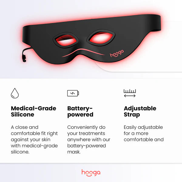 Hooga Red Light Therapy Eye Mask