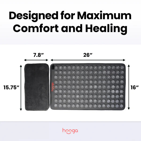 Hooga Red Light Therapy Acupressure Mat